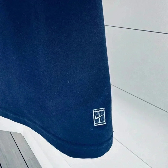 Nike‎ Women’s DriFit Navy Blue Tennis Golf Skirt Size Large Embroidered Logo - Picture 3 of 6